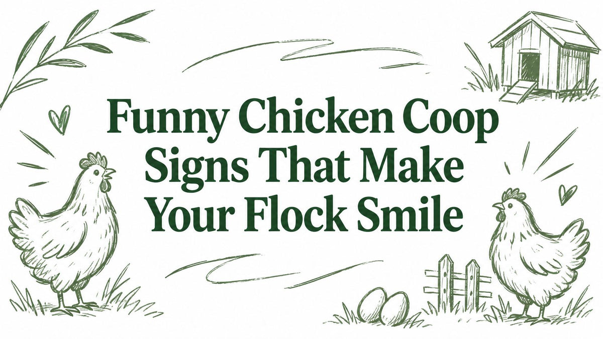 Funny Chicken Coop Signs That Make Your Flock Smile
