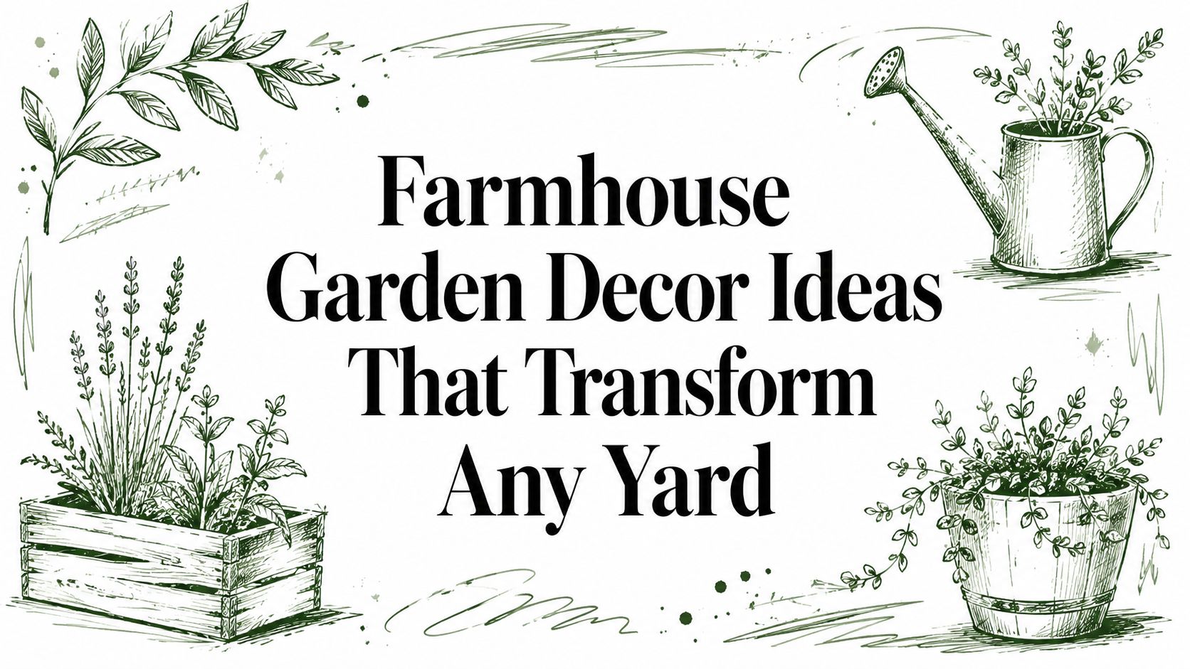 Farmhouse Garden Decor Ideas That Transform Any Yard