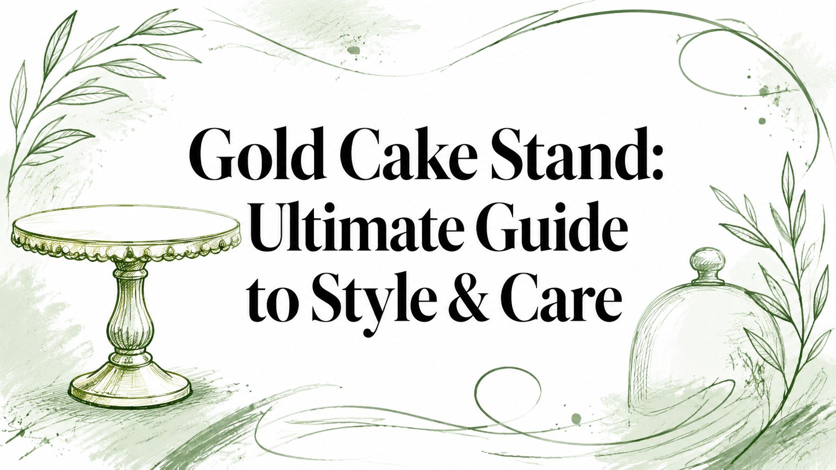 Gold Cake Stand: Ultimate Guide to Style & Care