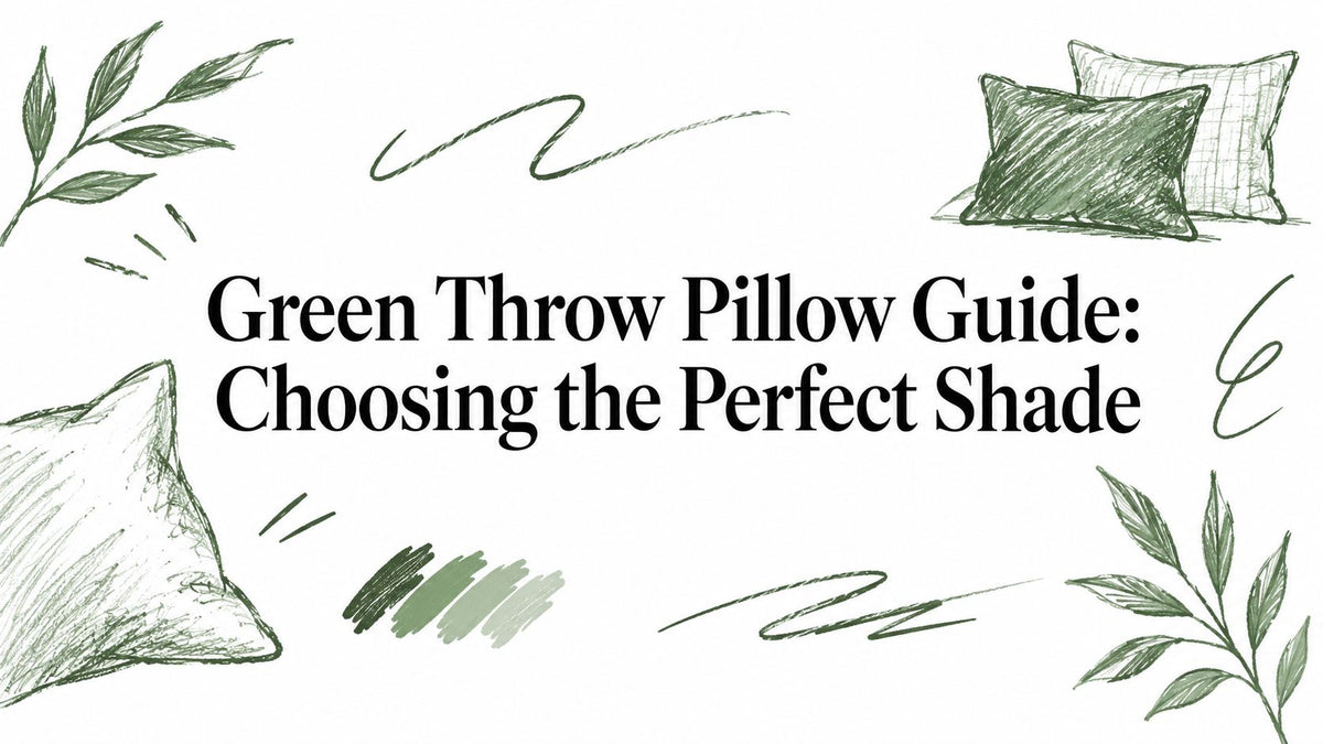 Green Throw Pillow Guide: Choosing the Perfect Shade