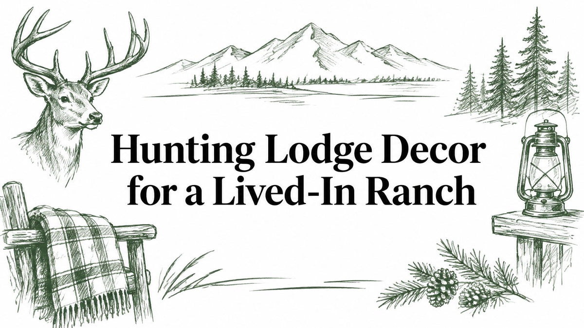 Hunting Lodge Decor for a Lived-In Ranch