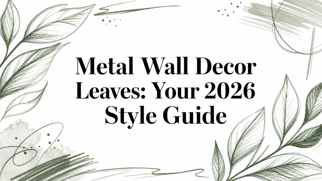 Metal Wall Decor Leaves: Your 2026 Style Guide
