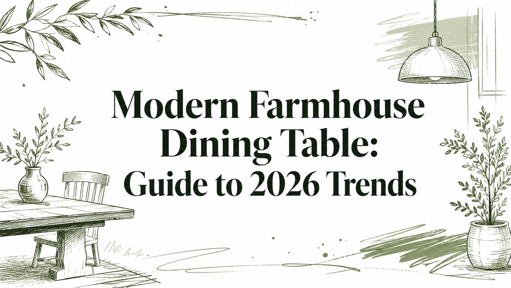 Modern Farmhouse Dining Table: Guide to 2026 Trends