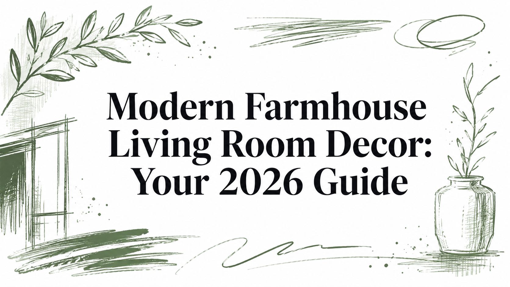 Modern Farmhouse Living Room Decor: Your 2026 Guide