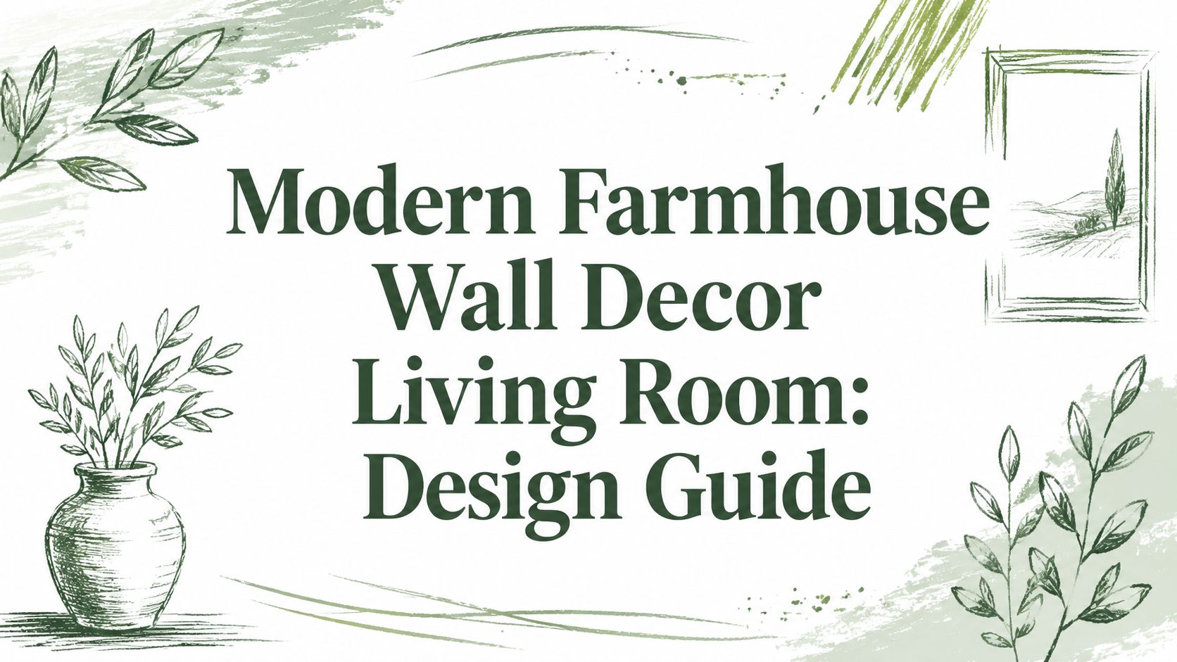 Modern Farmhouse Wall Decor Living Room: Design Guide