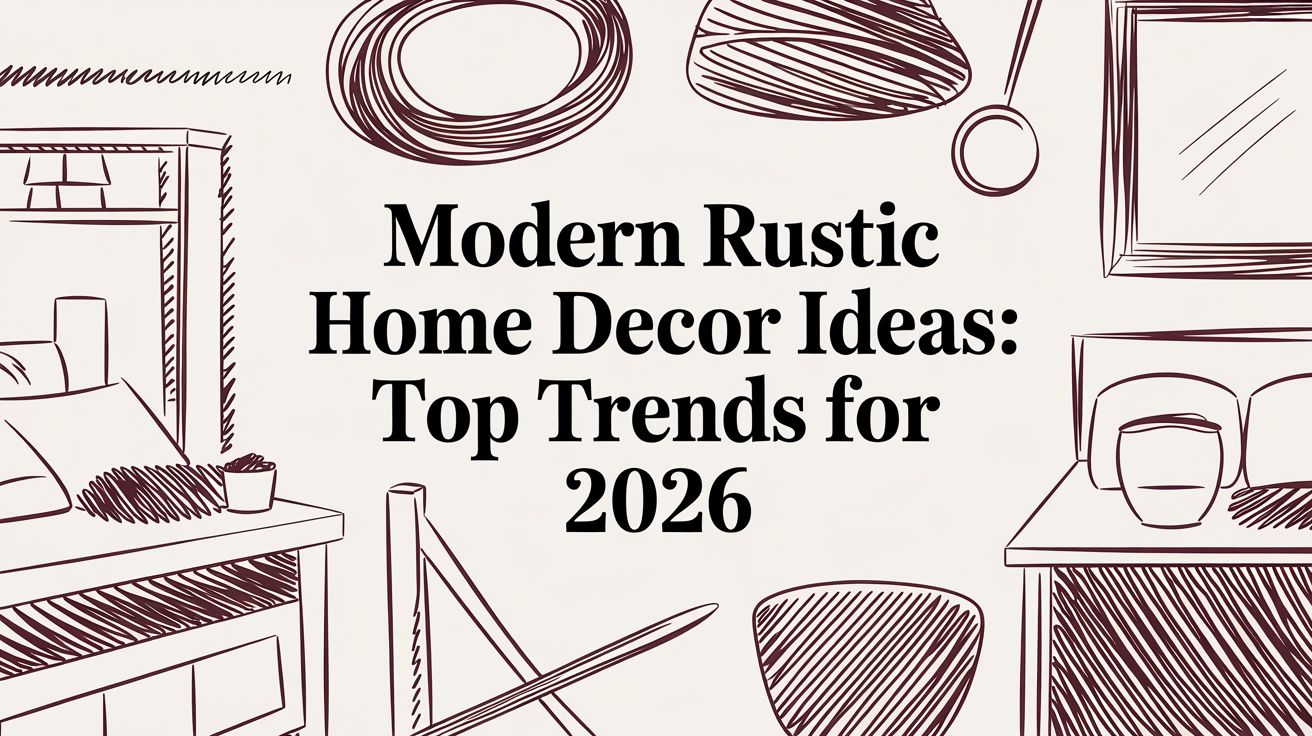 Modern Rustic Home Decor Ideas: Top Trends for 2026