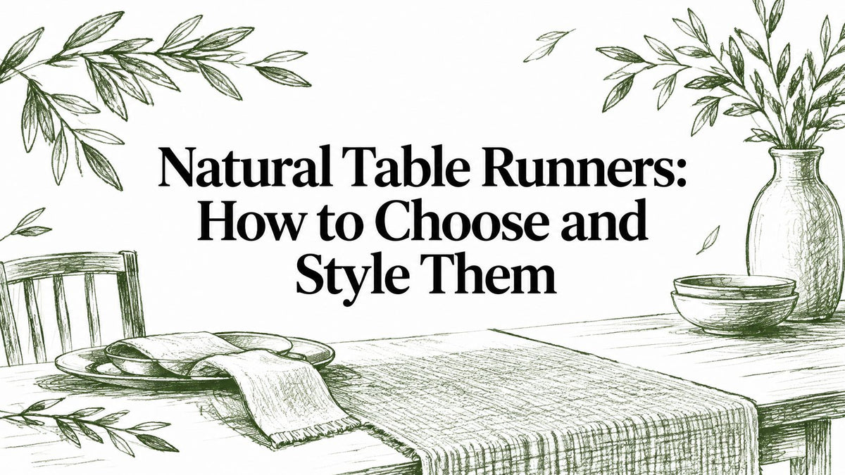 Natural Table Runners: How to Choose and Style Them