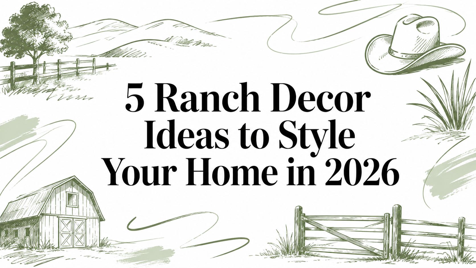 5 Ranch Decor Ideas to Style Your Home in 2026