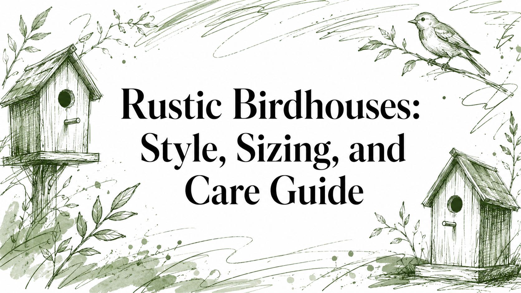 Rustic Birdhouses: Style, Sizing, and Care Guide