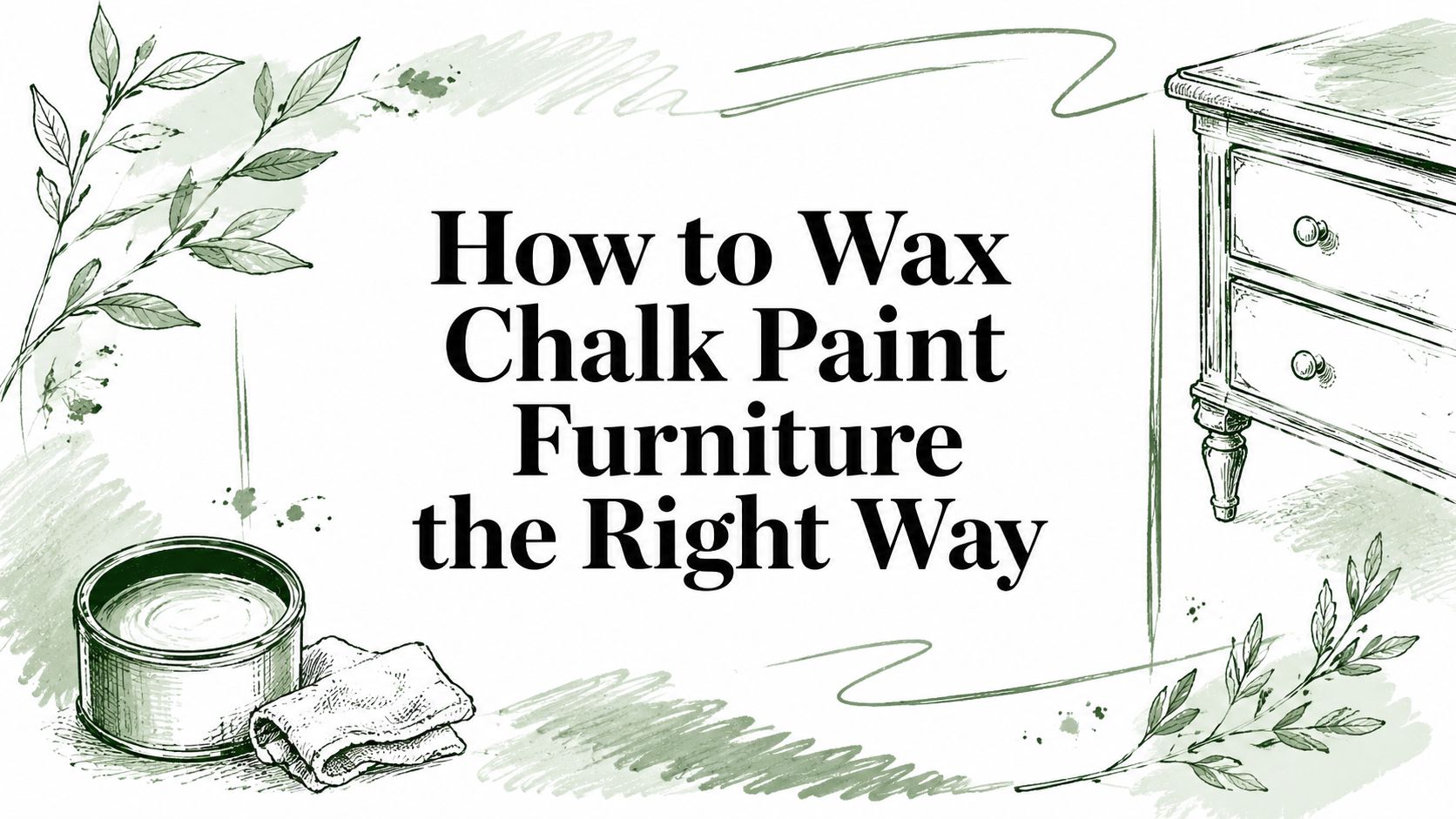 How to Wax Chalk Paint Furniture the Right Way