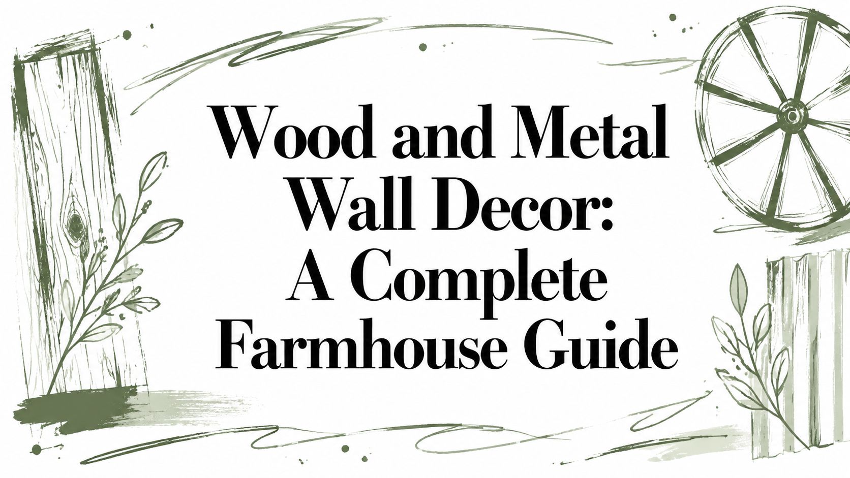 Wood and Metal Wall Decor: A Complete Farmhouse Guide