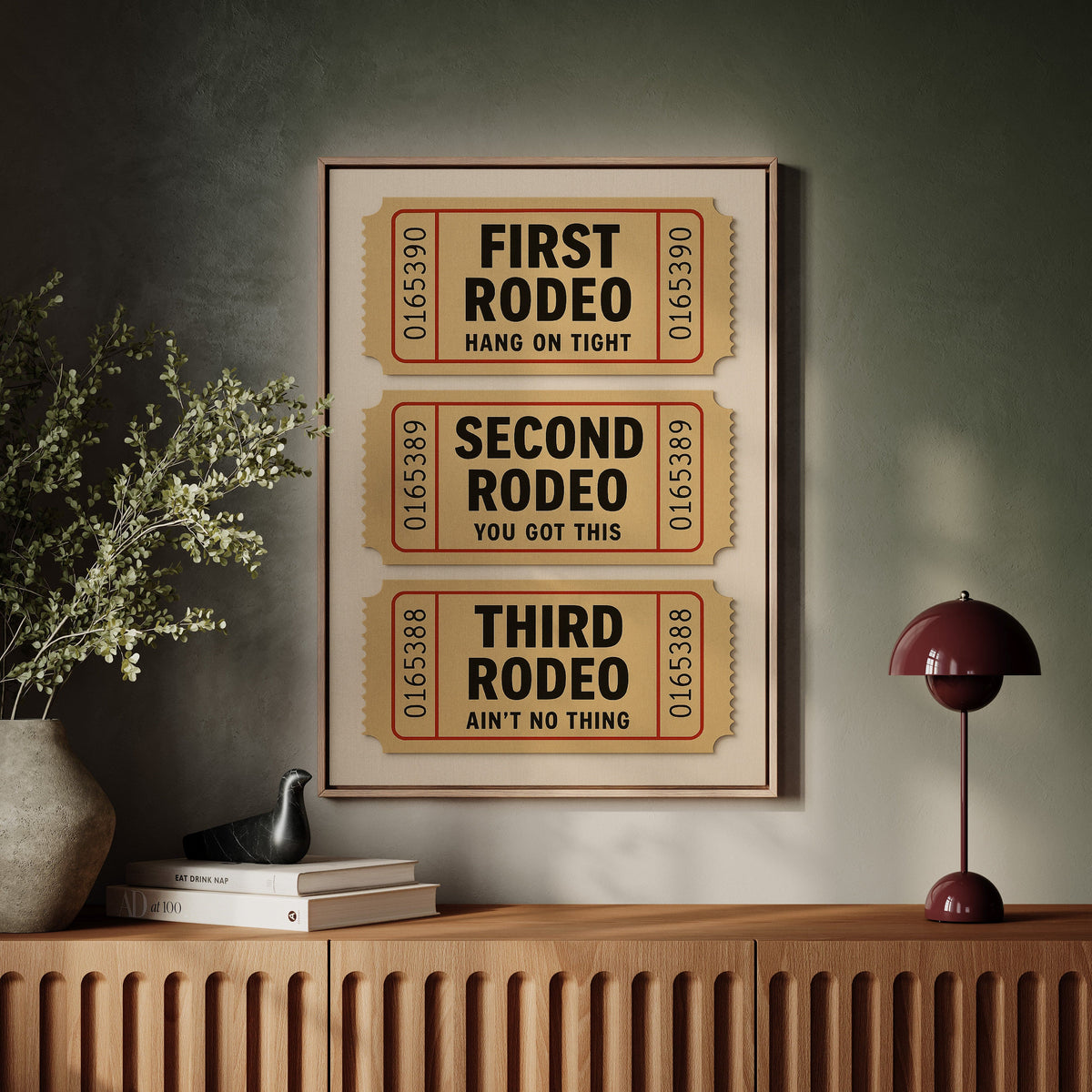 Rodeo Tickets  |  Life's Little Lessons, Western Style | Western Wall Art