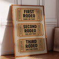 Rodeo Tickets  |  Life's Little Lessons, Western Style | Western Wall Art