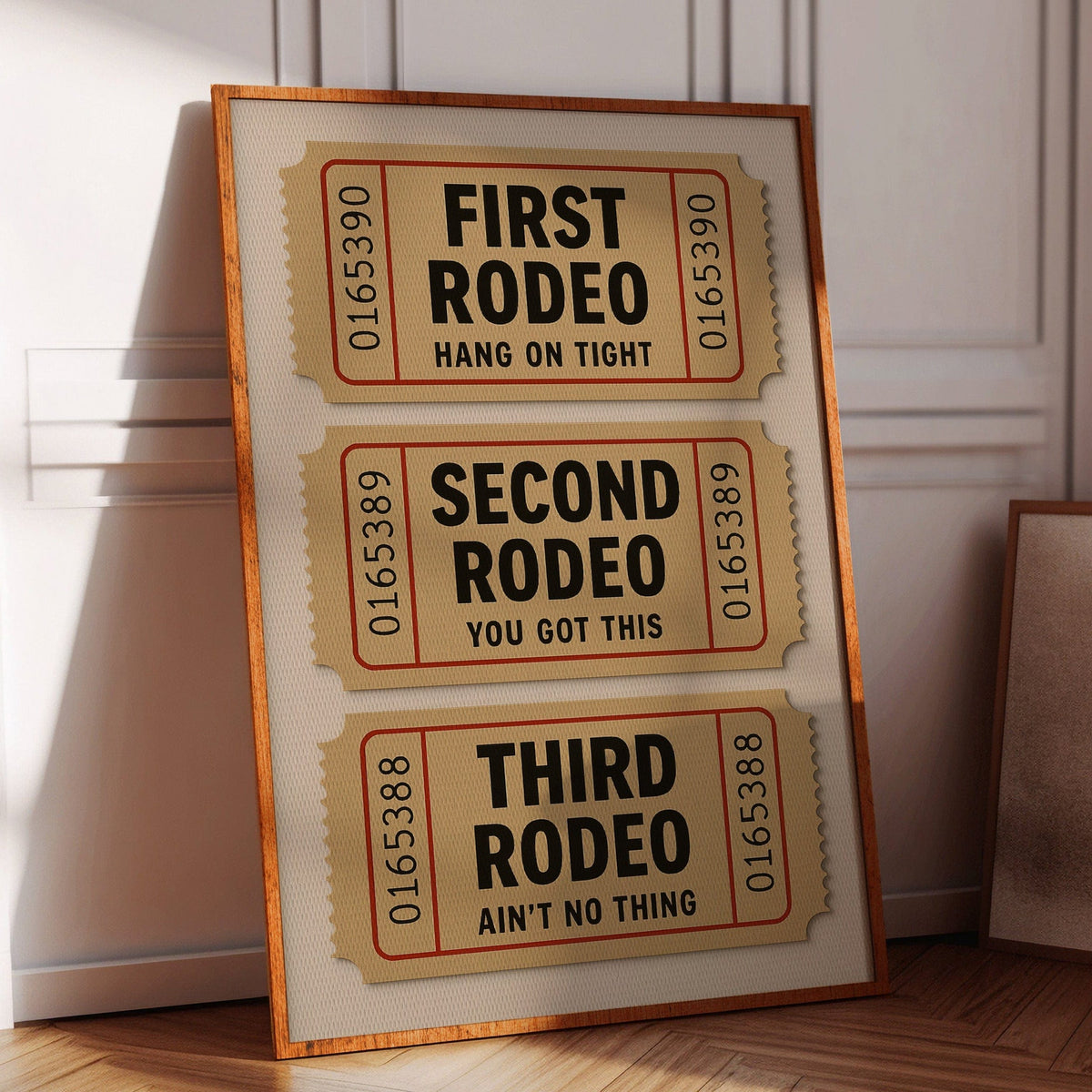Rodeo Tickets  |  Life's Little Lessons, Western Style | Western Wall Art