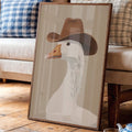A Cowboy's Feathered Dream | Western Wall Art
