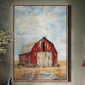 Where the Red Barn Stands | Western Wall Art