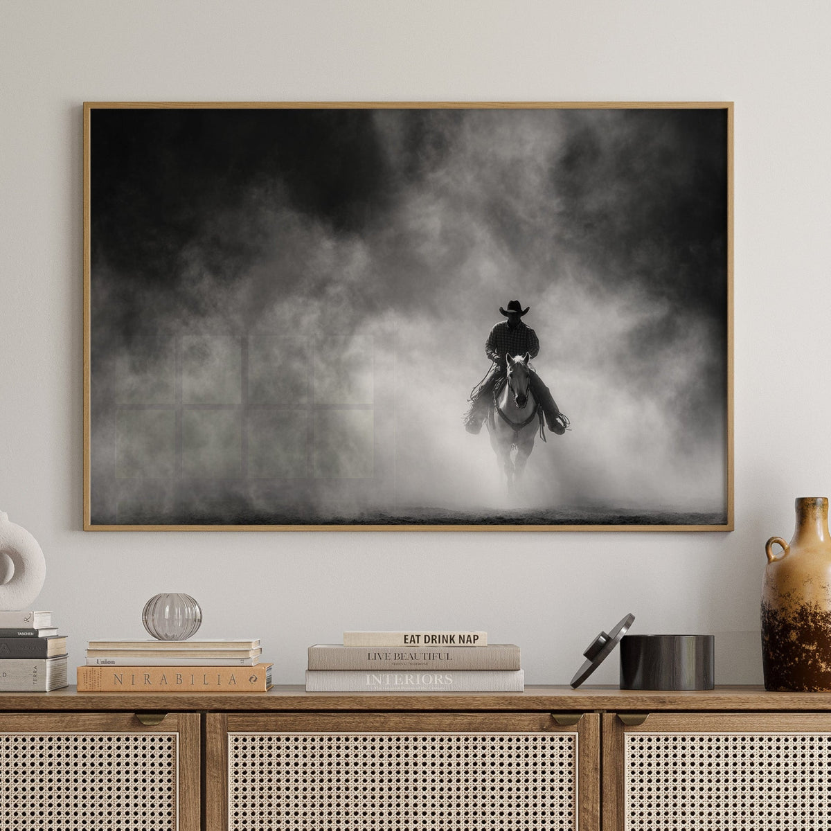 Ghost Rider in the Dust | Western Wall Art