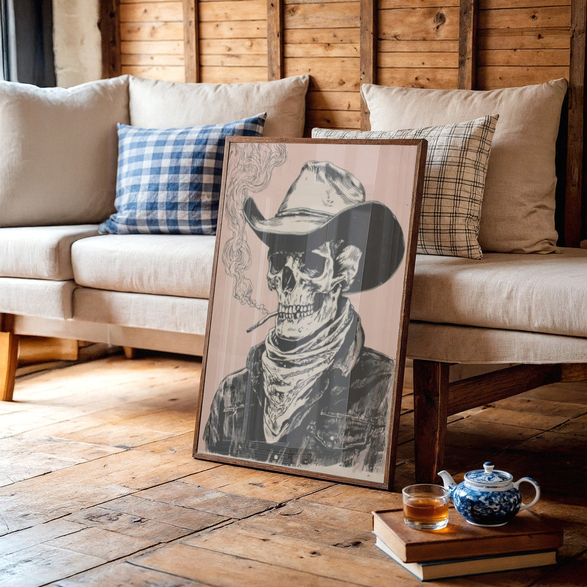 A Cowboy's Last Cigarette | Western Wall Art