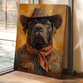 Cane Corso Western Marshal Dog | Western Wall Art