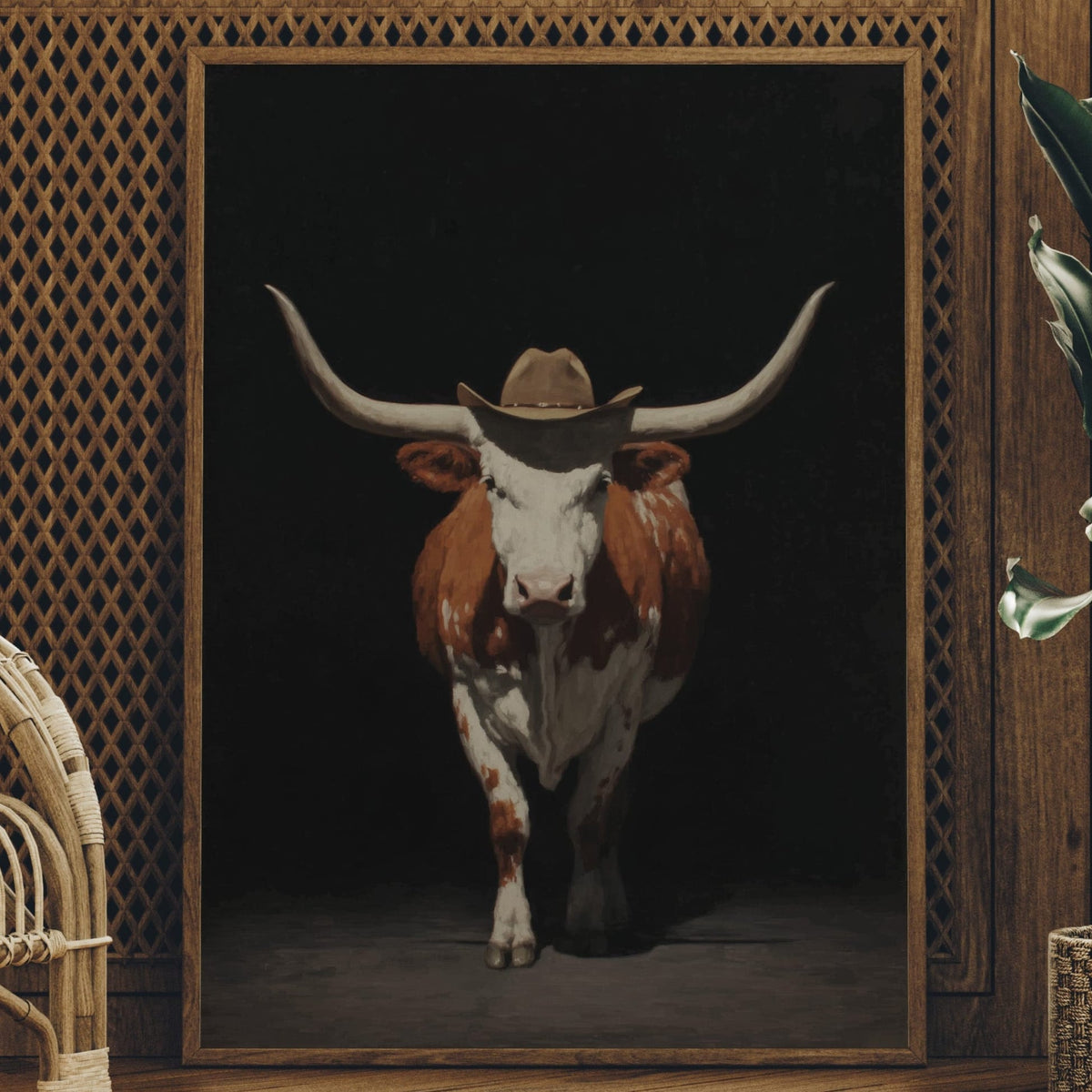 A Cowboy's Bold Companion | Western Wall Art | Farmhouse World