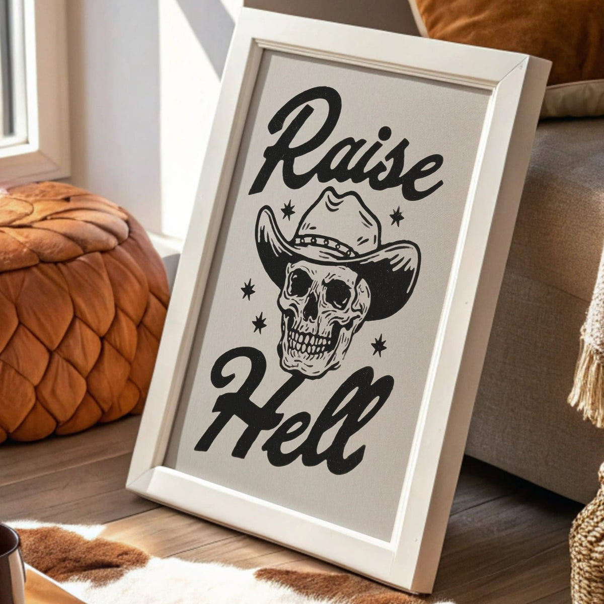 A Cowboy's Final Reckoning | Western Wall Art | Farmhouse World