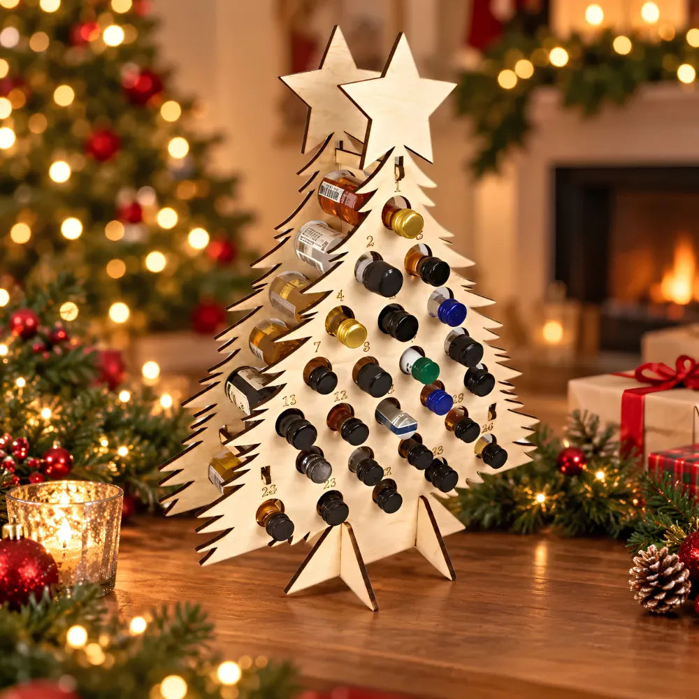 Mini Bottle Holder Adult Alcohol Advent Calendar