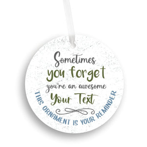 Awesome "Custom" Christmas Ornament | Farmhouse World