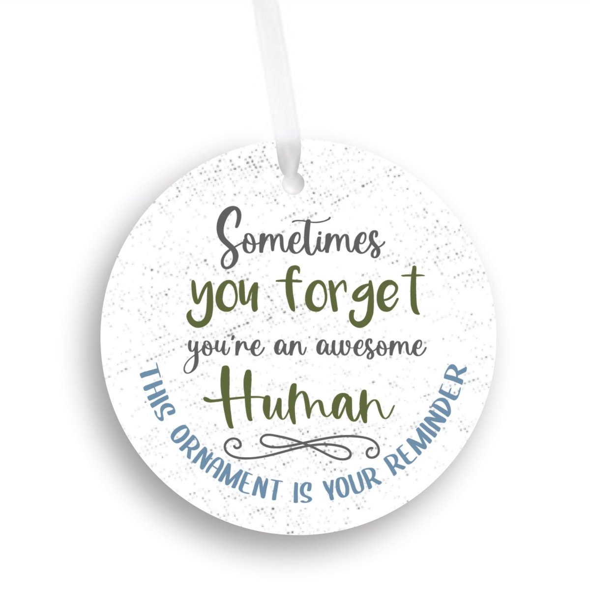 Awesome Human Christmas Ornament | Farmhouse World