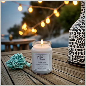 Black Sea Candle & Wax Melt | Ocean Musk & Plum | Farmhouse World