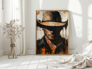cowboy western ranch canvas artwork for living room