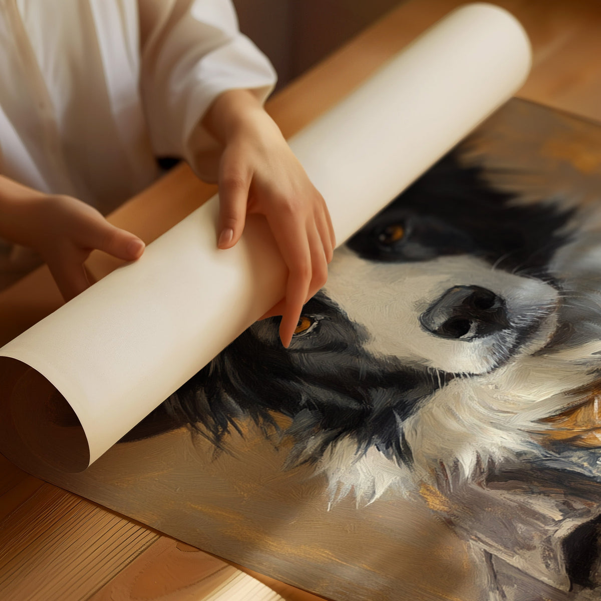Border Collie Western Marshal | Western Wall Art | Farmhouse World