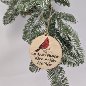 Cardinals Appear When Angels Are Near Ornament | Farmhouse World