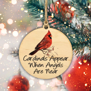 Cardinals Appear When Angels Are Near Ornament | Farmhouse World