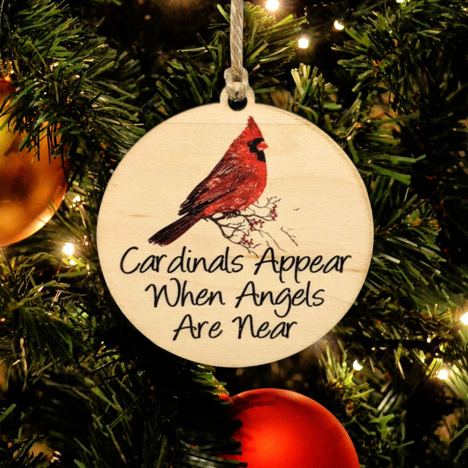 Cardinals Appear When Angels Are Near Ornament | Farmhouse World