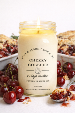 Cherry Cobbler 16 Oz Candle | Farmhouse World