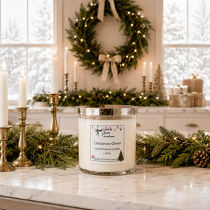 Christmas Cheer 2-Wick Candle | Apple & Holiday Spice | Farmhouse World