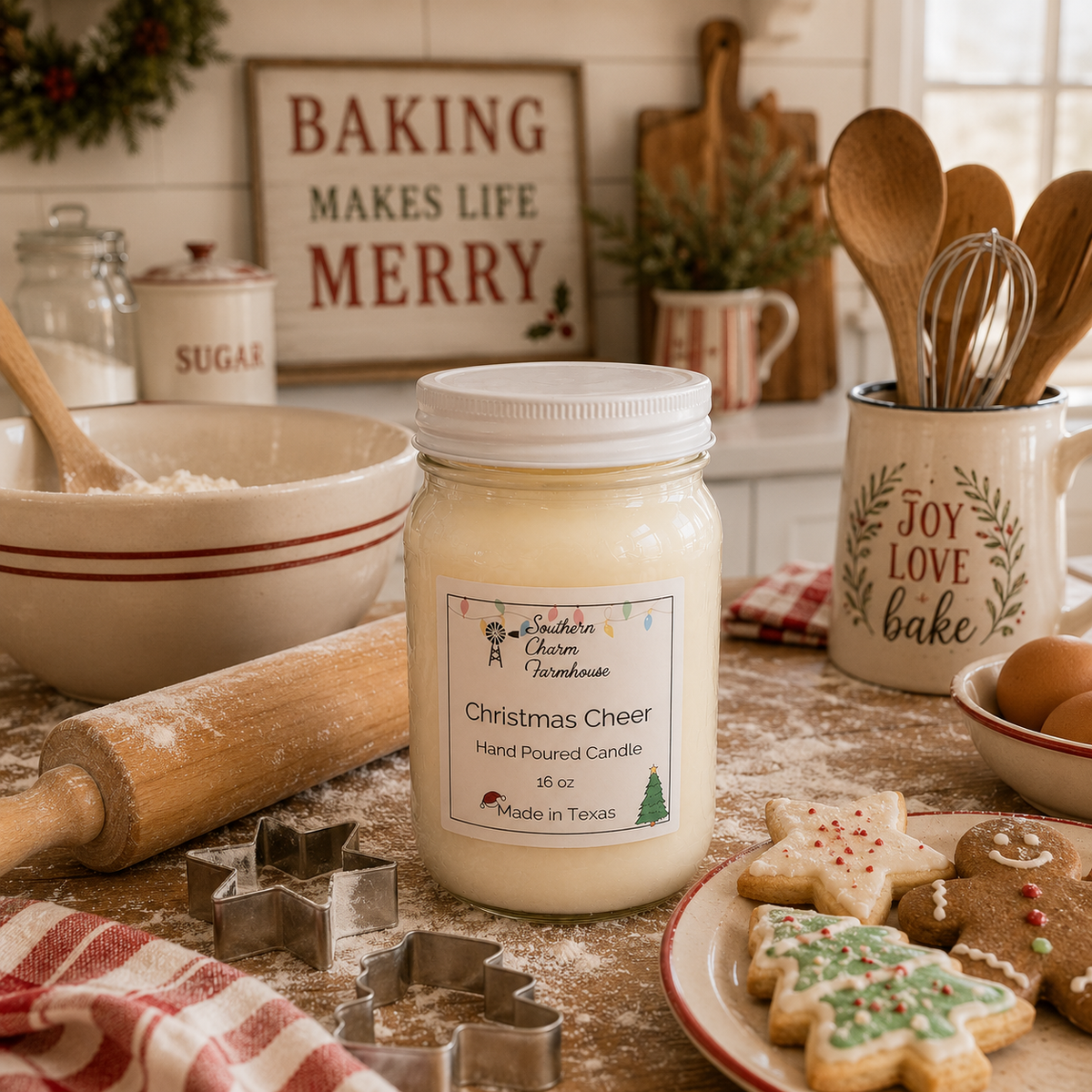 Christmas Cheer Candle & Wax Melt | Apple & Pine | Farmhouse World