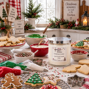 Christmas Cookie 2-Wick Candle | Sugar Cookie & Vanilla | Farmhouse World