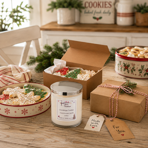 Christmas Cookie 2-Wick Candle | Sugar Cookie & Vanilla | Farmhouse World