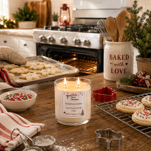 Christmas Cookie 2-Wick Candle | Sugar Cookie & Vanilla | Farmhouse World