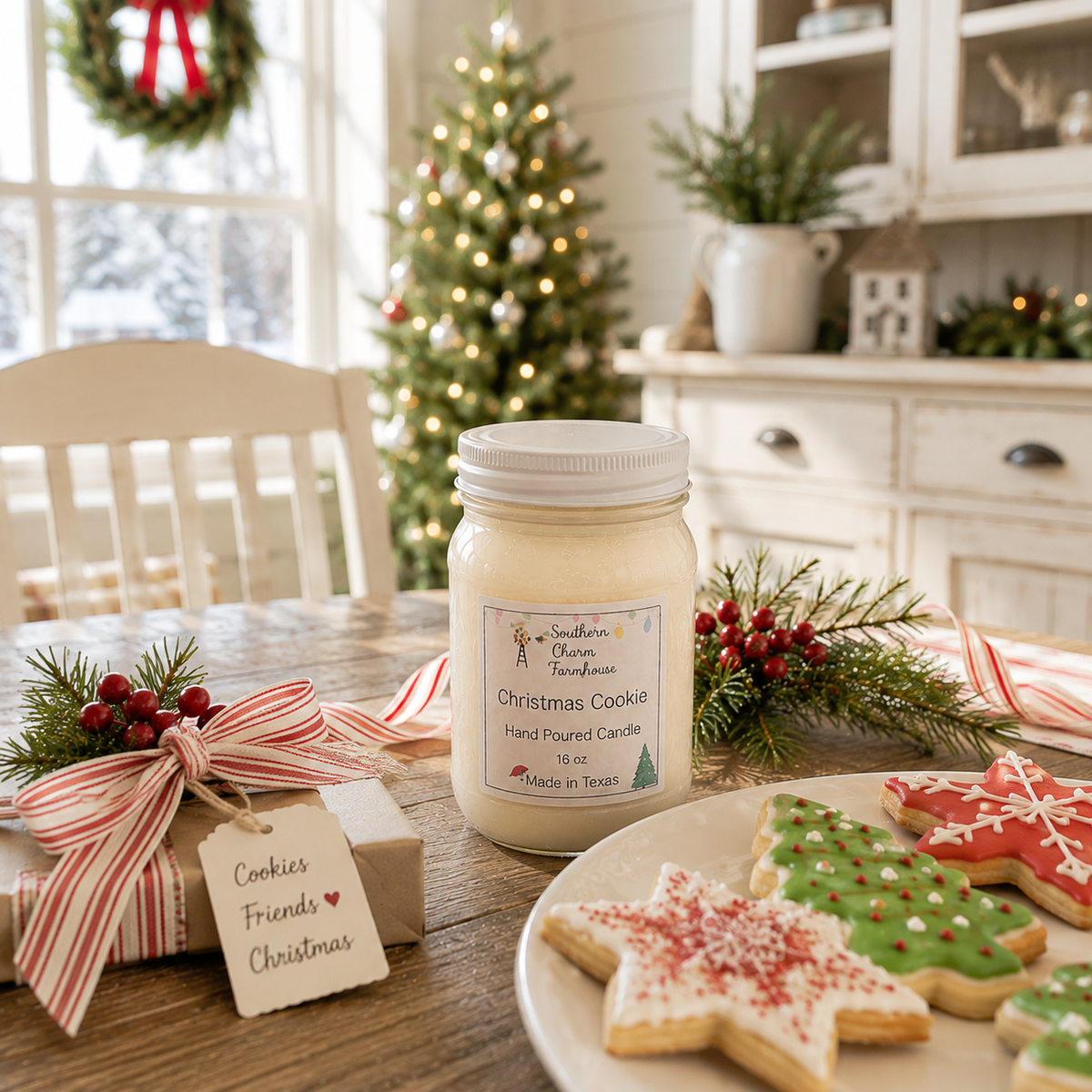 Christmas Cookie Candle & Wax Melt | Vanilla & Spice | Farmhouse World