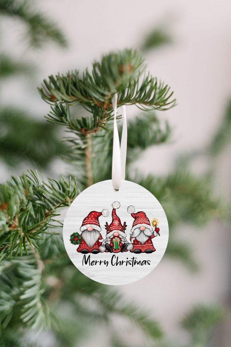 Christmas Gnome Ornament - Merry Christmas | Farmhouse World