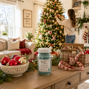 Christmas Tree Candle & Wax Melt | Fresh Evergreen | Farmhouse World