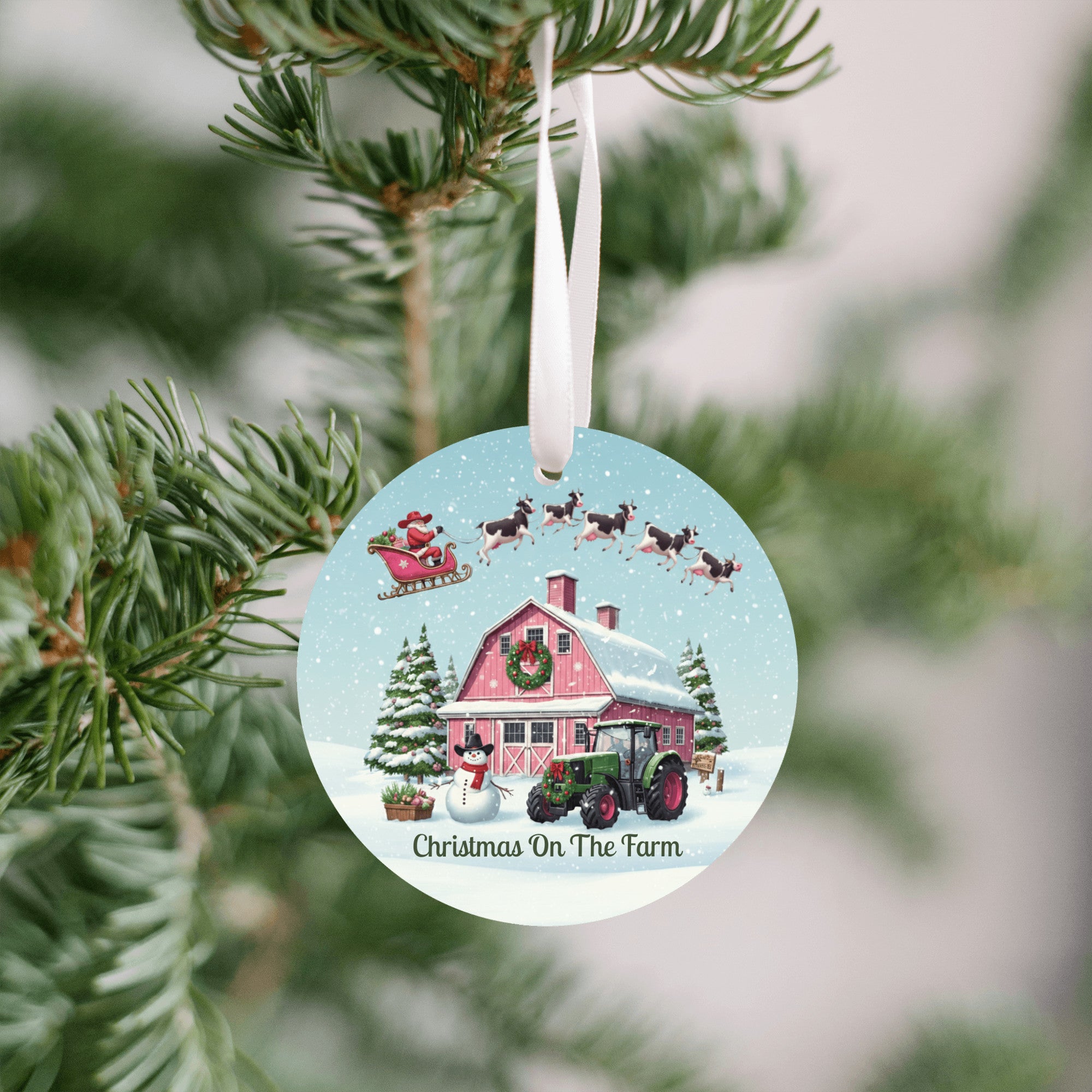 Christmas on the Farm Ornament | Farmhouse World