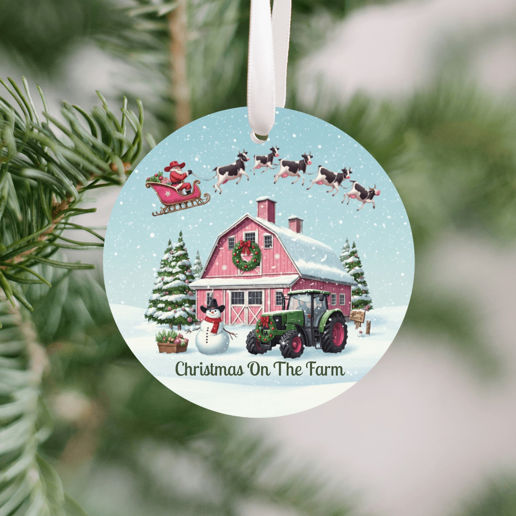 Christmas on the Farm Ornament | Farmhouse World