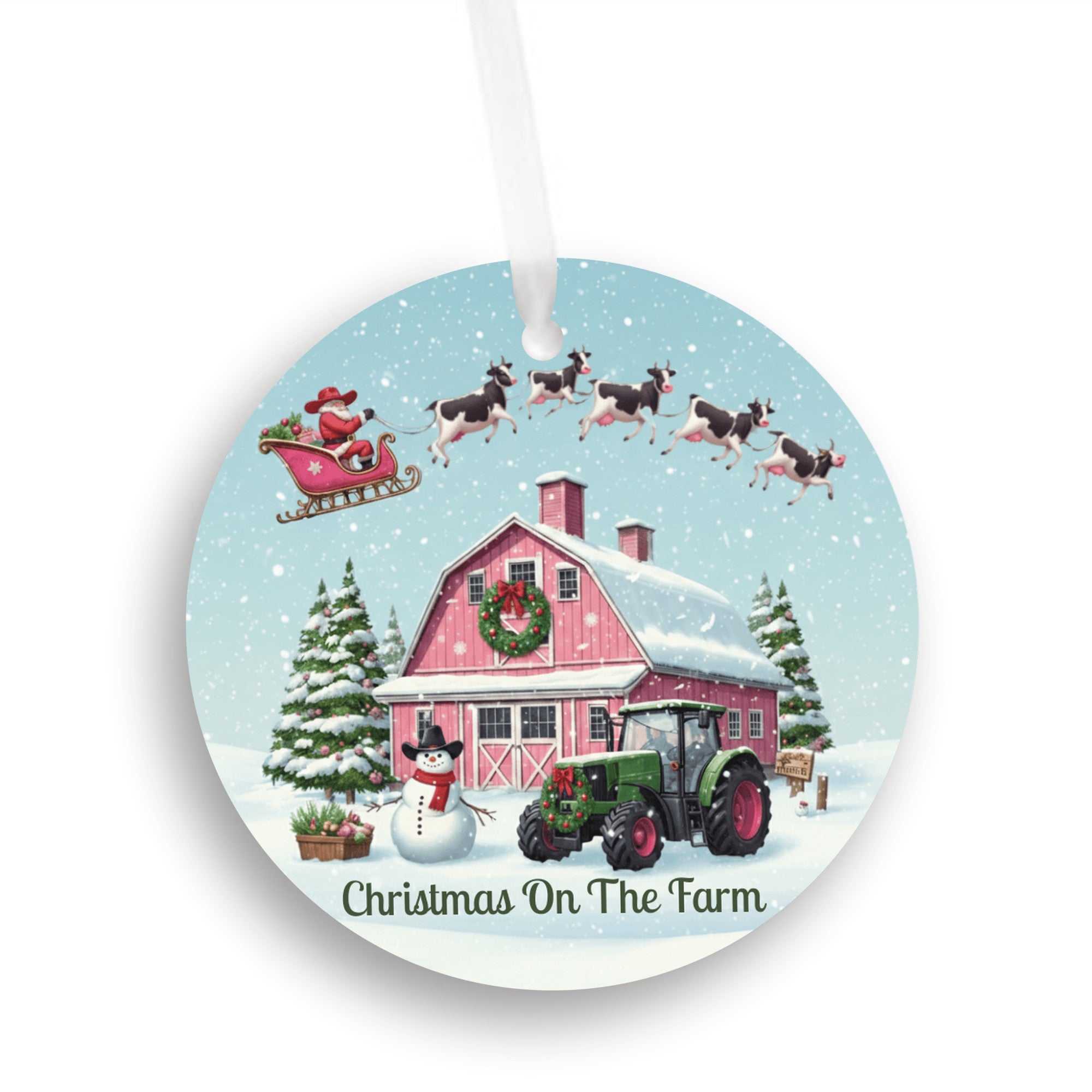 Christmas on the Farm Ornament | Farmhouse World