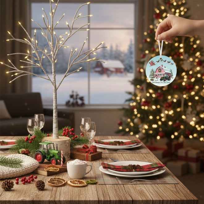 Christmas on the Farm Ornament