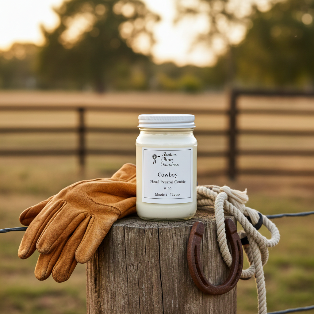 Cowboy Candle & Wax Melt | Bergamot, Cedar & Musk | Farmhouse World