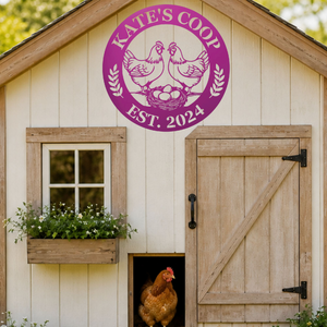 Backyard chicken keeper gift sign