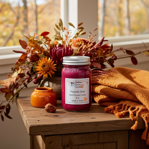 Fireside Glow Candle & Wax Melt | Smoky Woods | Farmhouse World